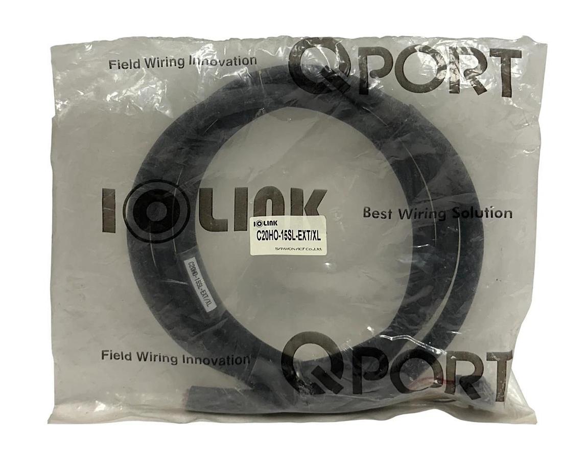 Used SAMWON ACT C20HO-15SL-EXT/XL / C20HO15SLEXTXL IO LINK QPORT CABLE ASSEMBLY NSFS