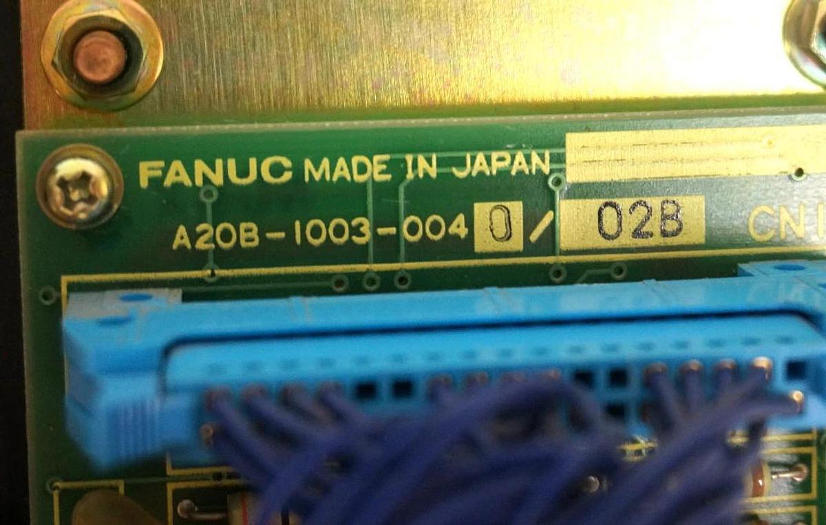 Used FANUC A05B-2045-C122 OPERATOR PANEL W/ A20B-1003-0040/02B BOARD, TH1346 METER