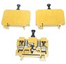 Used LOT OF 3 WEIDMULLER SAKC 10/35 TERMINAL BLOCKS 500V, WEID-140462