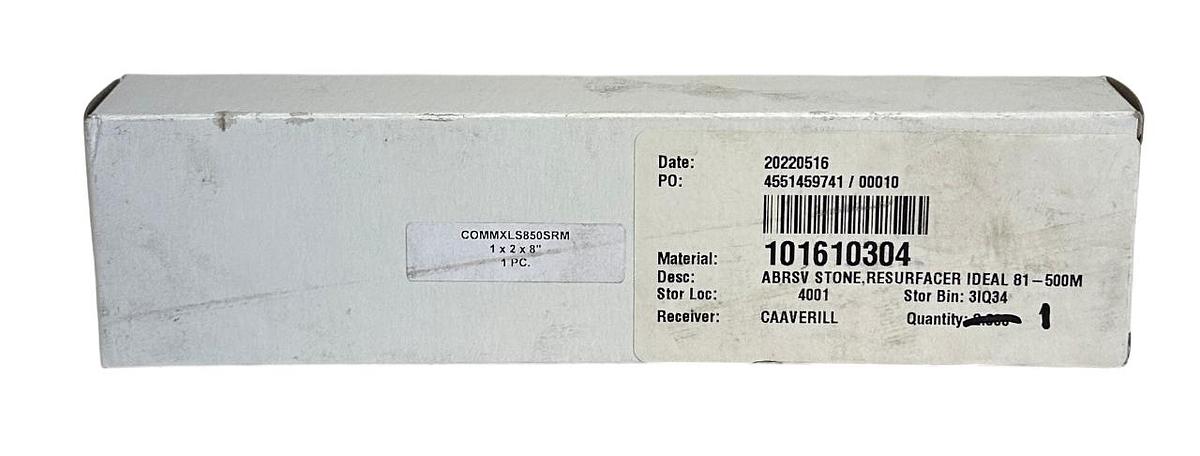 Used MARTINDALE ELECTRIC COMMXLS850SRM ABRASIVE STONE RESURFACER 1 x 2 x 8'' NSMP