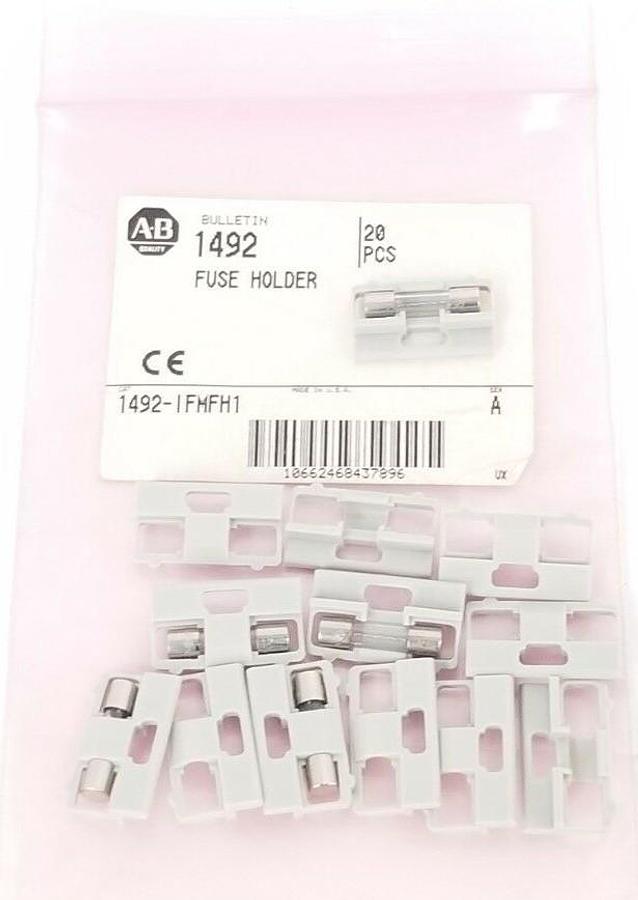 Used LOT OF 12 NEW ALLEN BRADLEY 1492-IFMFH1 FUSES HOLDERS 1492IFMFH1, SER. A