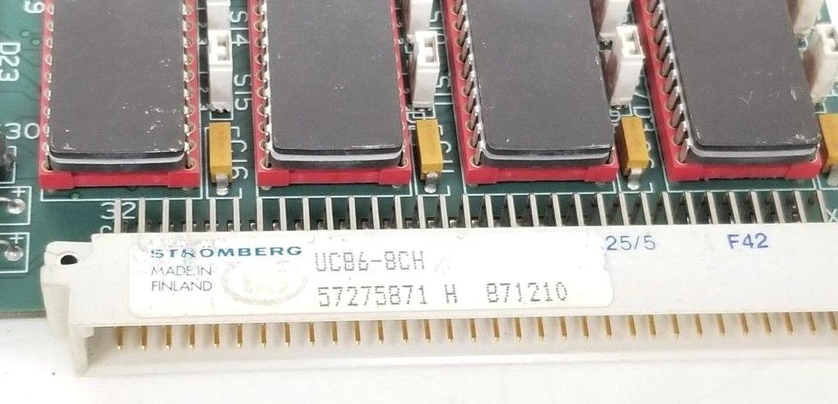 Used ABB / STROMBERG UC86-8CH COUNTER BOARD 57275871 5760896-0E UC868CH