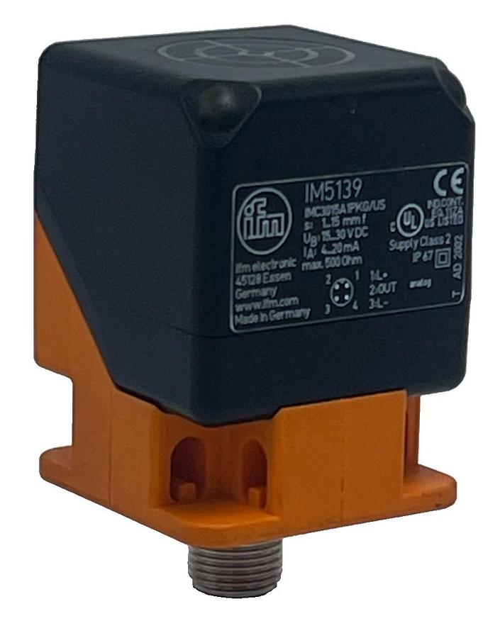 IFM IM5139 Inductive Proximity Sensor - 4-20mA Analog & IO-Link NSNP