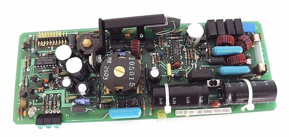 Used OPCON 25B06-5201 REV. 10 POWER SUPPLY BOARD 105315-01-01