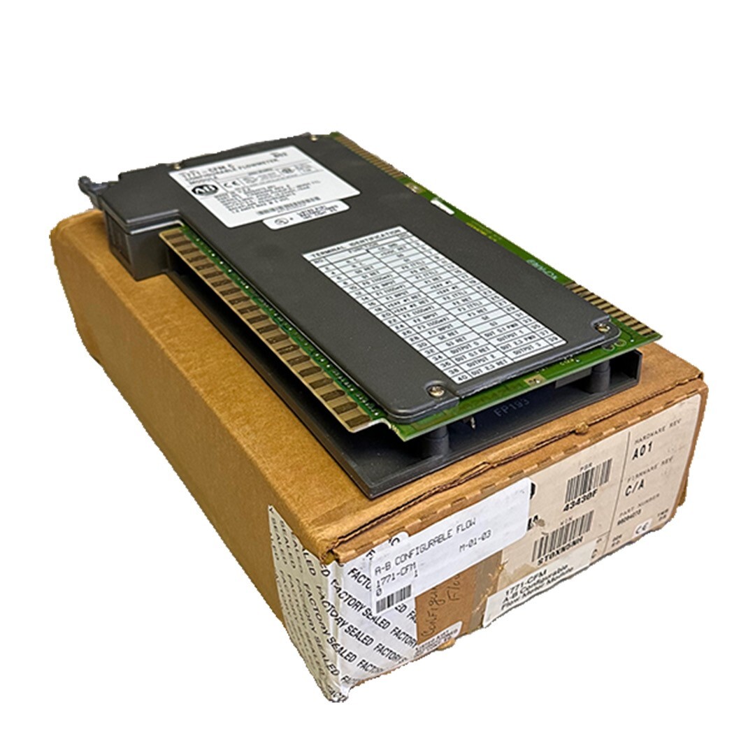 Used NEW ALLEN BRADLEY 1771-CFM /C CONFIGURABLE FLOWMETER MODULE REV. B02 1771CFM
