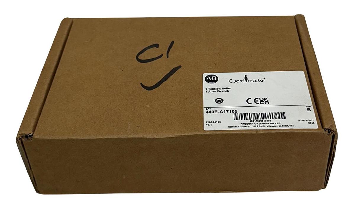 Used ALLEN BRADLEY 440E-A17105 /B Guardmaster TENSION ROLLER / ALLEN WRENCH NSMP