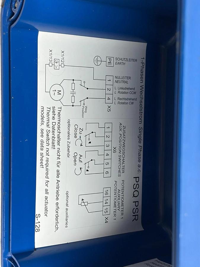 Burkert 00200864 2-W-MOTORKGH 11/2" Stainless Ball Valve PSR25 24VDC