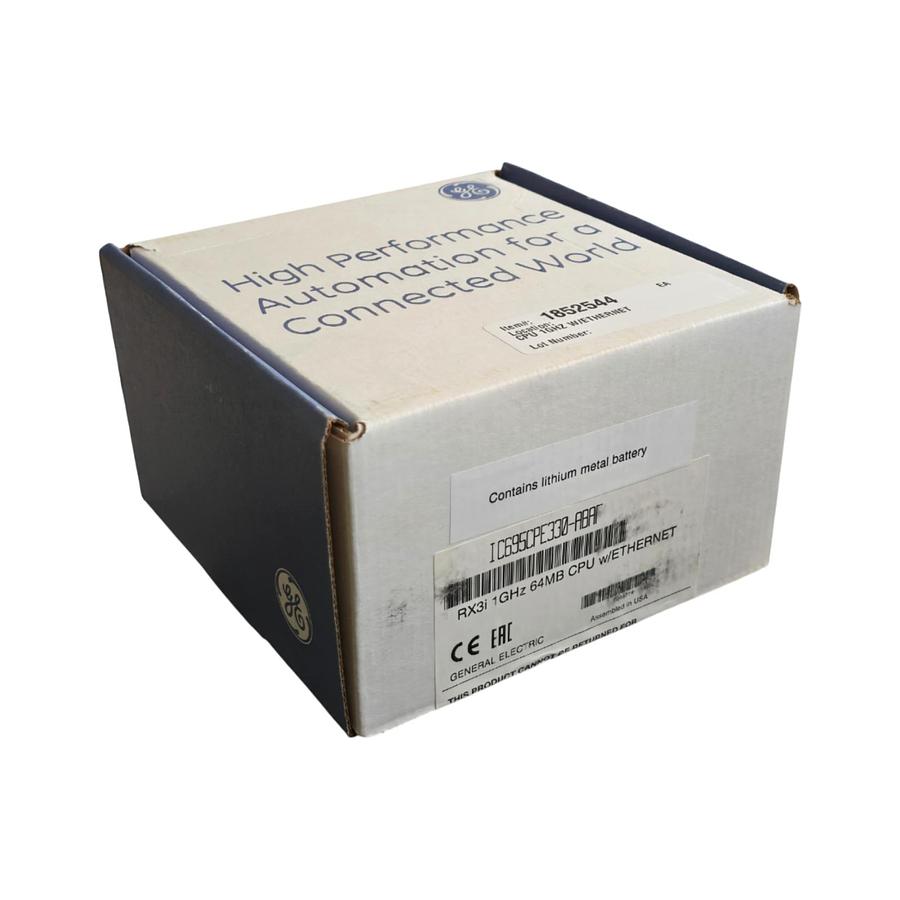 GE EMERSON IC695CPE330 PACSystems RX3i 64MB CPU w/ENET IC695CPE330-ABAF NSFS