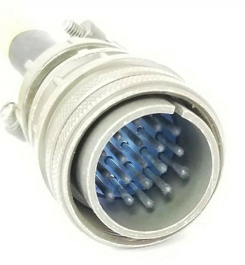 Used iCABLES E1025-E3.5G2 17P F 90DEG TO 19P M HIFLEX 3.5FT CORDSET E1025-E3.5G3