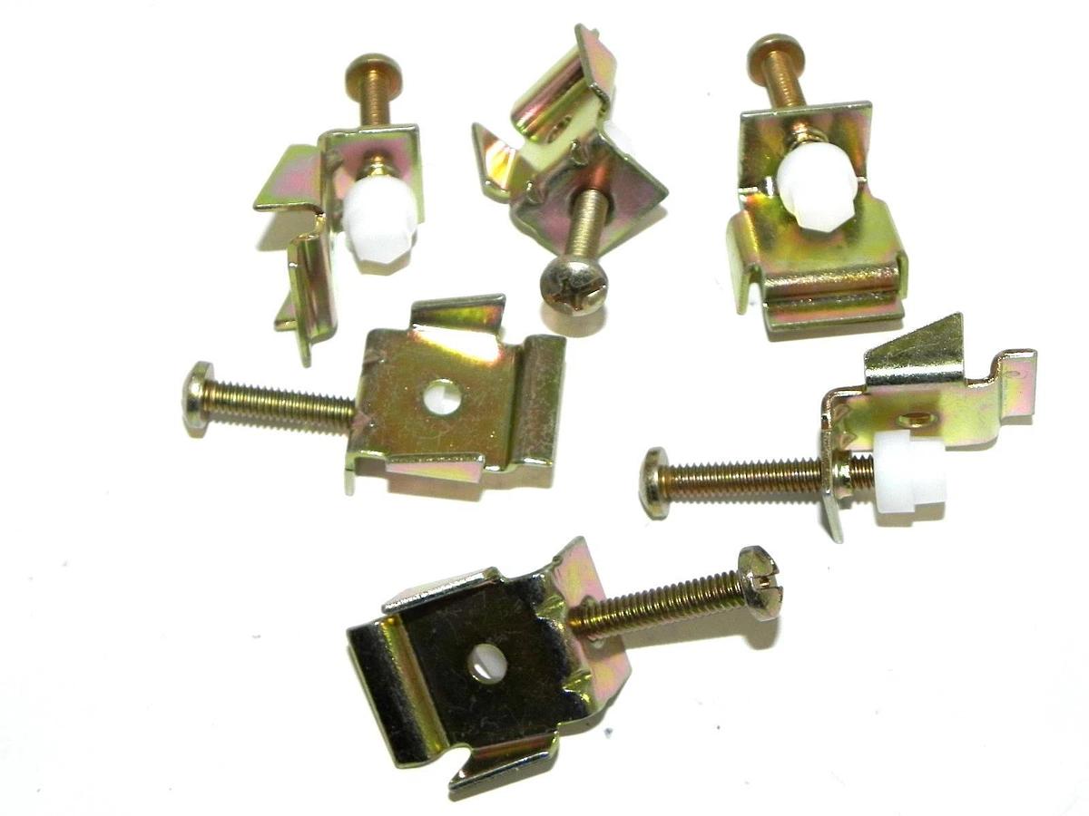 Used NEW ALLEN BRADLEY 77135-166-51 MOUNTING CLIP KIT 6 PCS 7713516651