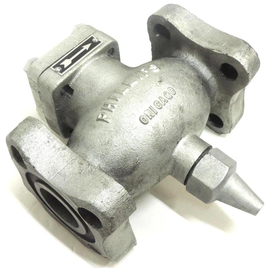 Used NEW HA PHILLIPS 701AS-VTPZZ CHECK VALVE W/ GASKETS & INSTRUCTIONS, 701ASVTPZZ