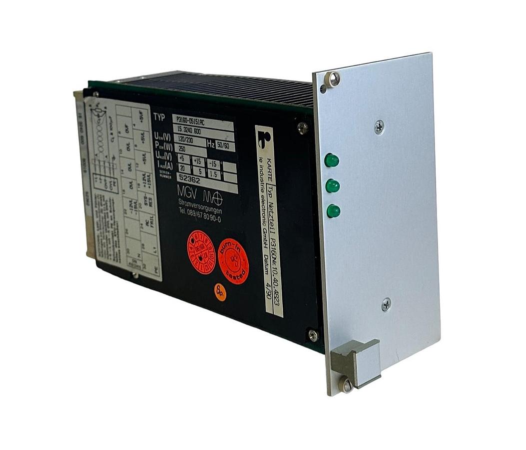 NEW MGV MO P3160-05151AC / P316005151AC POWER SUPPLY 120/230V 250W 15.3240.600