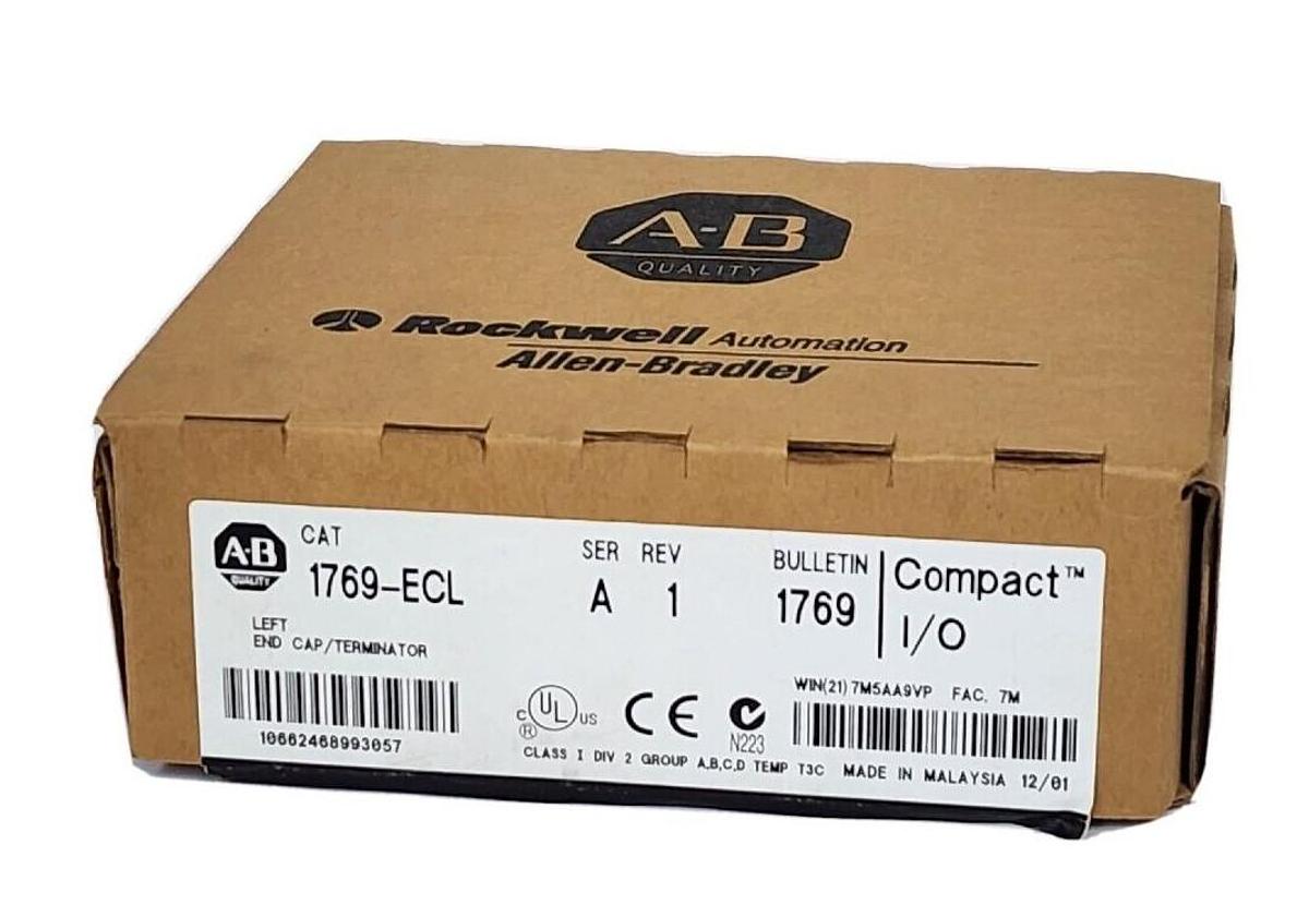NEW ALLEN BRADLEY 1769-ECL SER. A LEFT END CAP / TERMINATOR