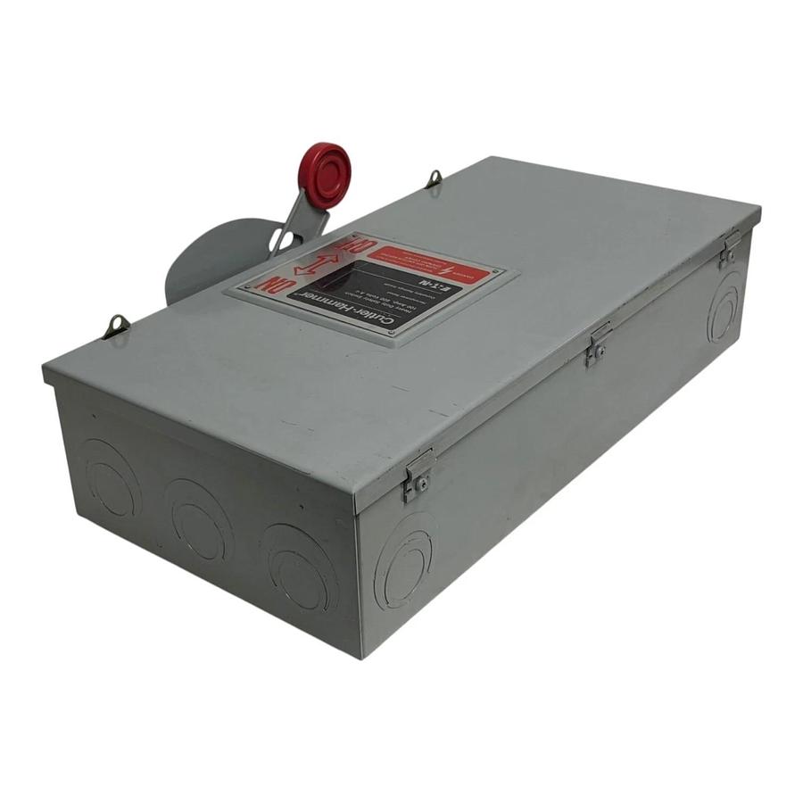 New Eaton Cutler-Hammer DH363FGK Safety Switch 100A 600V 3P Fusible