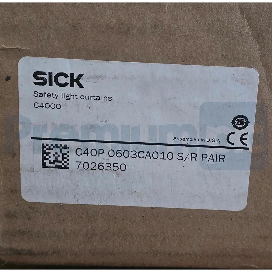 SICK C40P-0603CA010 C4000 S/R Pair Safety Light Curtains 7026350 1018639/1018640