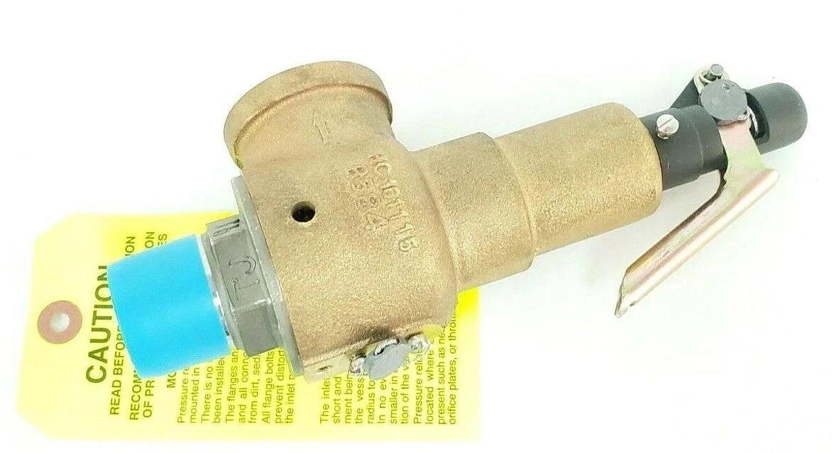 NIB KUNKLE 6030FEM01 RELIEF VALVE, 6030FEM01-LM, 6030FEM01-125, 125PSI, 1"