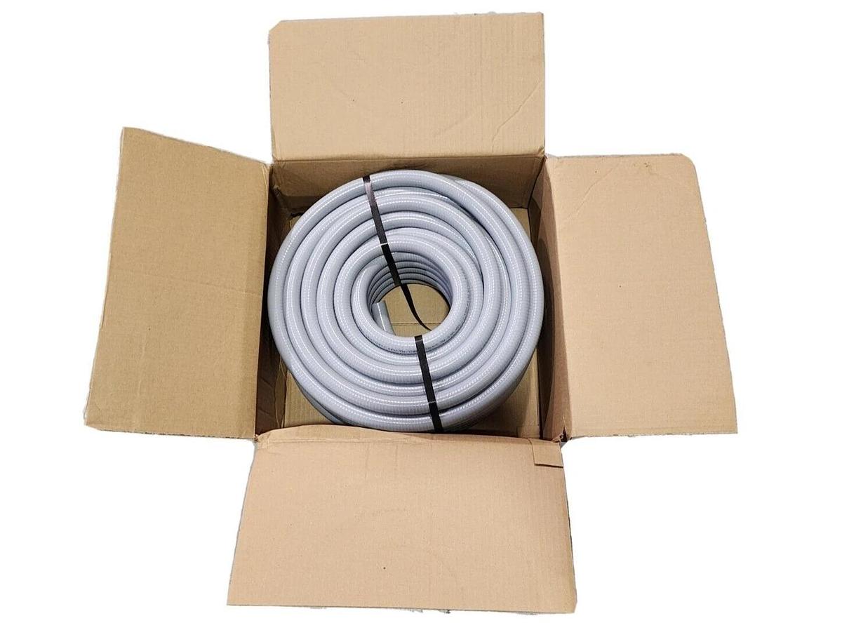 Used NIB HUBBELL G1075 KELLEMS POLYTUFF CONDUIT 3/4'' FLEXIBLE LIQUID TIGHT 100FT