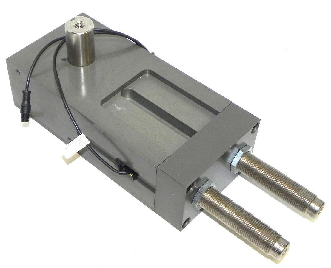 Used NEW NUMATICS RW125A1AEZC1 ROTARY ACTUATOR W/ 2 HPNPQ31 AUTO SWITCH SENSORS