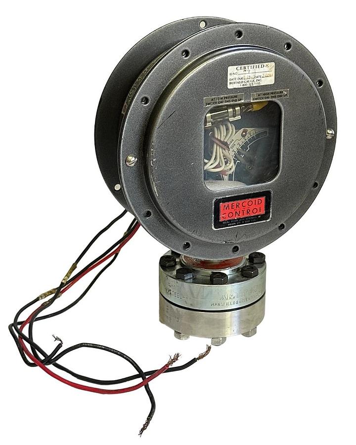 Used MERCOID DAW-43-804-23E / DAW4380423E BOURDON TUBE PRESSURE SWITCH TYPE SB SEAL