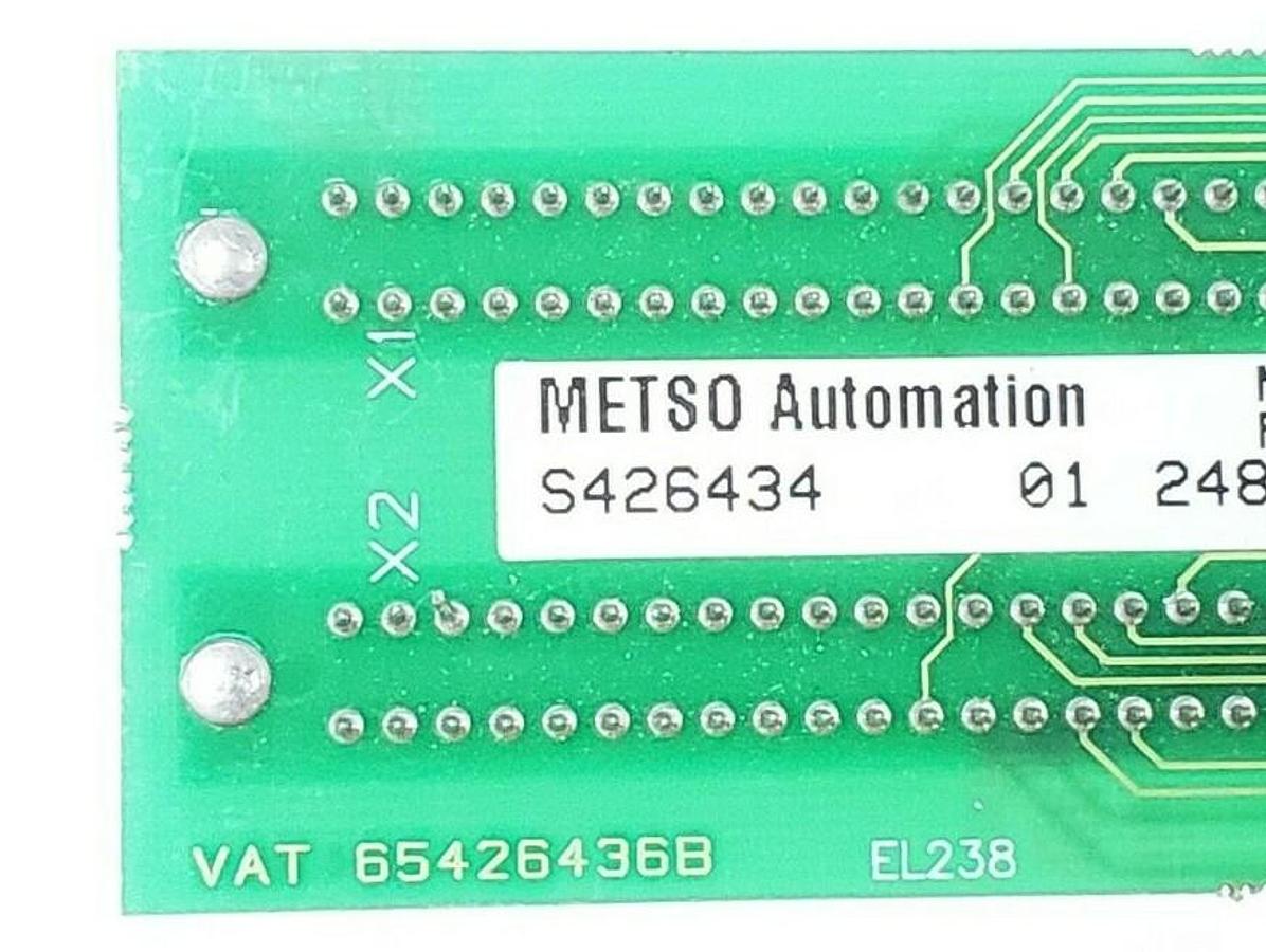 Used NELES / METSO AUTOMATION S426434 BOARD VAT 65426436A / 65426436B