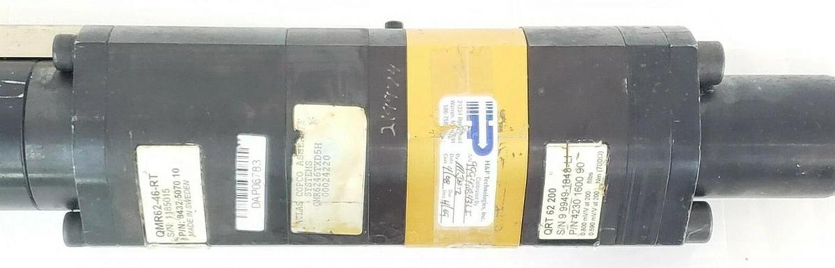 Used ATLAS COPCO NUTRUNNER ASSEMBLY QMR62-46-RT QMR6246TXD5H QRT-62-200 4230-1705-80
