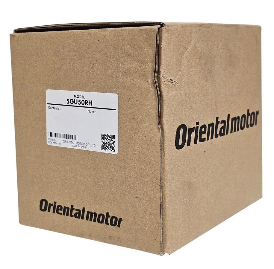 NIB ORIENTAL MOTOR 5GU50RH GEAR HEAD RIGHT-ANGLE HOLLOW SHAFT (50:1)