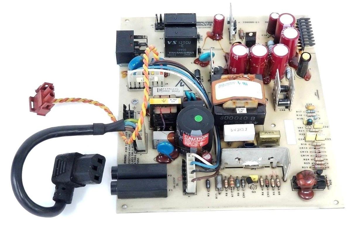 Used COMPUTER PRODUCTS 700080-01 POWER BOARD REV. H 510080 70008001