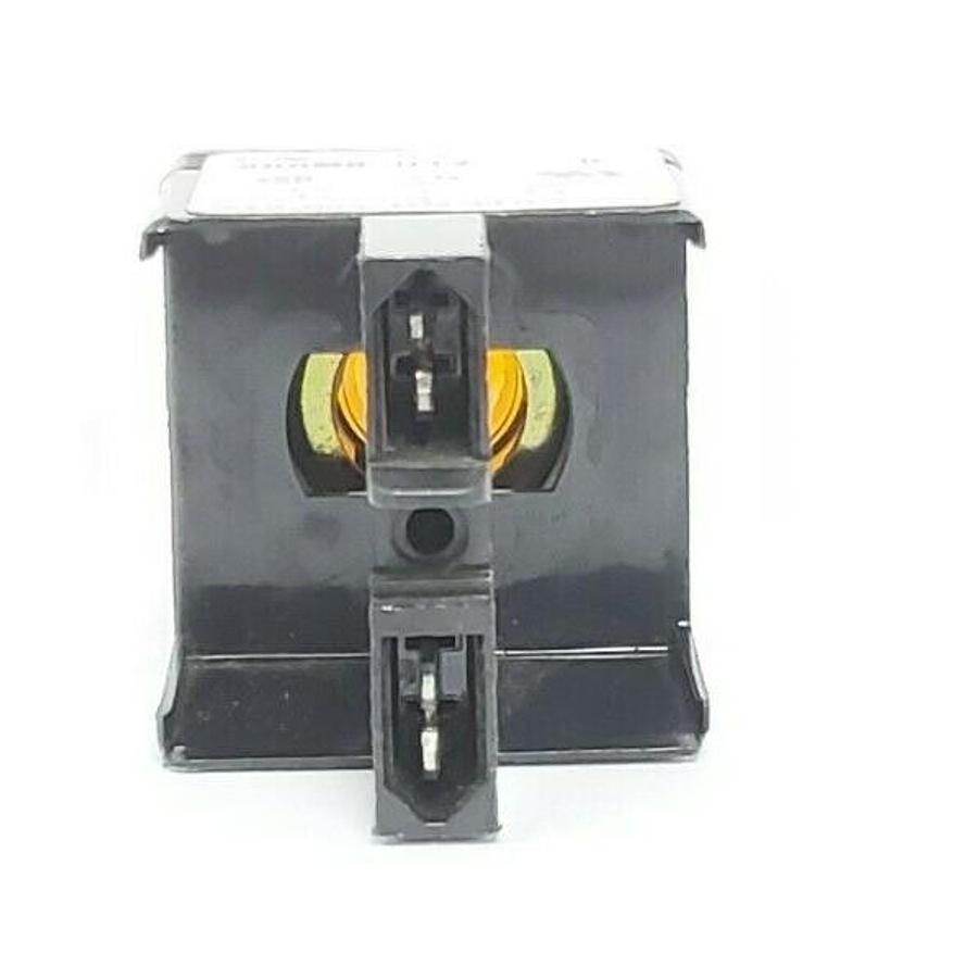 Used ALLEN BRADLEY 800MR-Q12 PILOT LIGHT 800MRQ12 SER. D 12V AC/DC AMBER