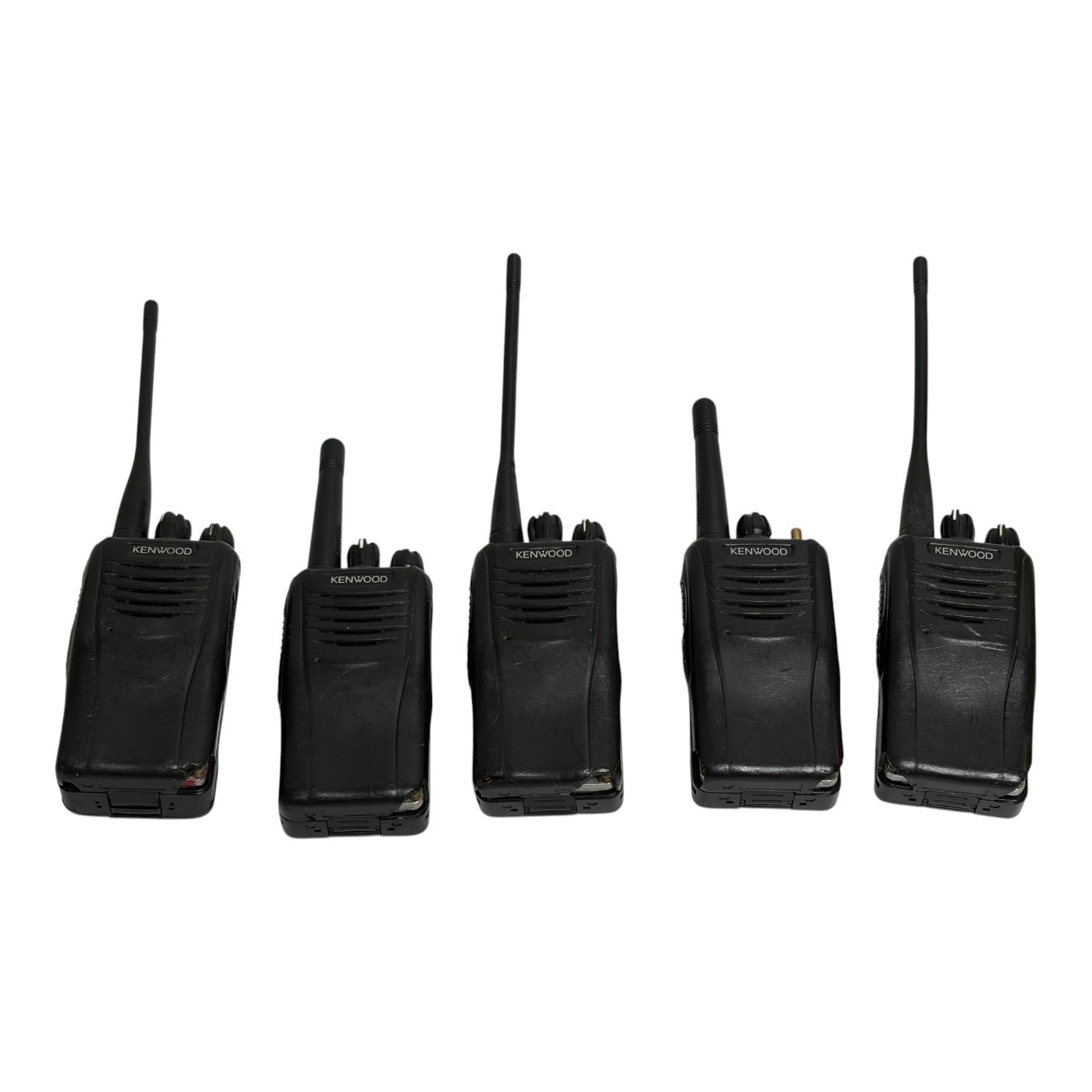 Used Kenwood TK-3360-K UHF Radios Chipped Housing Functional - Lot of 5