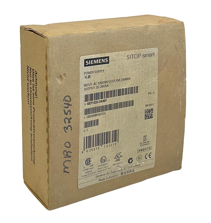 Used NEW SEALED SIEMENS 6EP1333-2AA01 / 6EP13332AA01 SITOP smart POWER SUPPLY NSFS