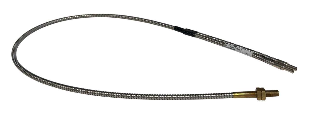 Used TRI-TRONICS BF-A-36T / BFA36T BIFURCATED GLASS FIBER OPTIC LIGHT GUIDE 36'' USNP