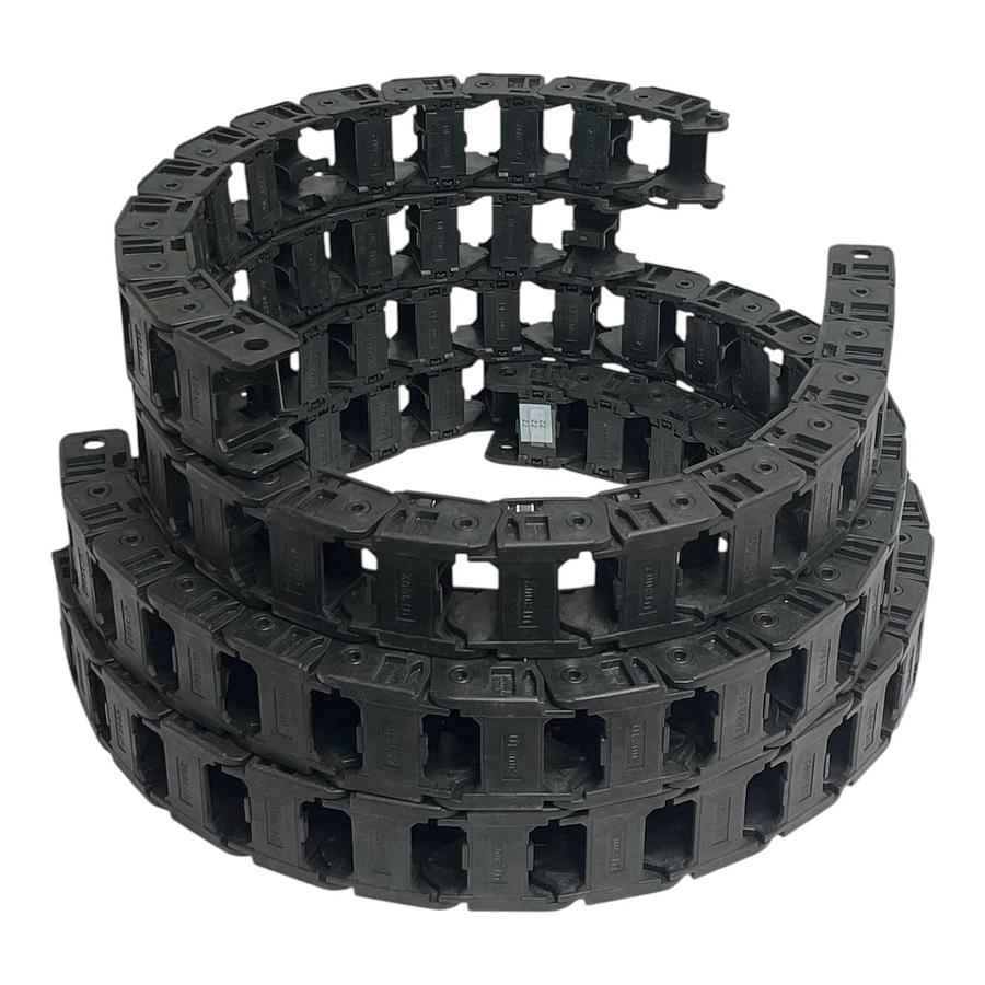 Used Murrplastik DE 3002 Cable Drag Chain Track Lot of 107 Sections Lightly Used 3002
