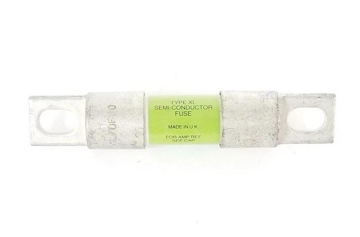 Used BRUSH XL70F60 TYPE XL SEMI-CONDUCTOR FUSE 60A, 700V