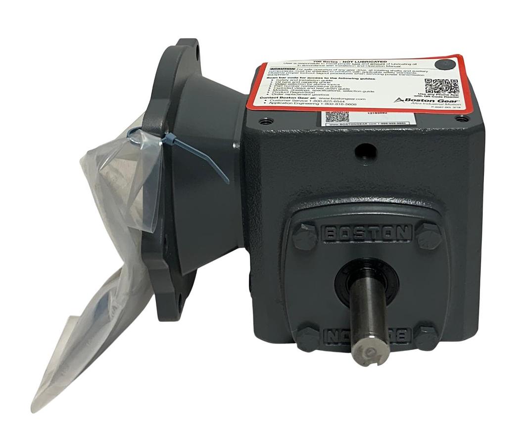 Used BOSTON GEAR F715-20-B5-J / 51908 RIGHT ANGLE WORM GEAR REDUCER 20:1 / .72HP NSNP