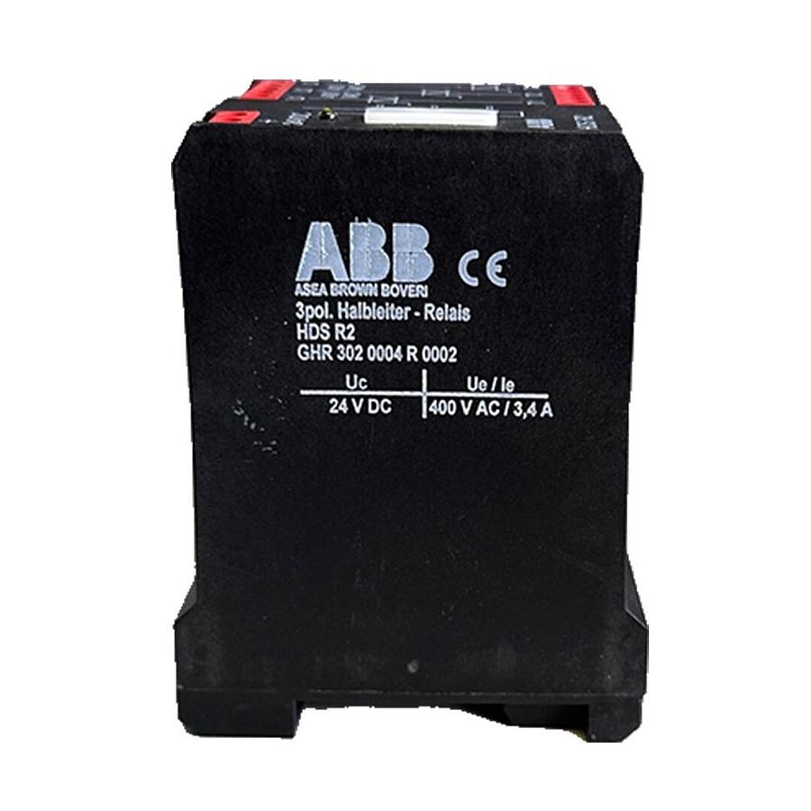 Used NEW ABB HDS-R2 / HDSR2 SOLID STATE RELAY 3PHASE GHR 3020004R0002 24VDC