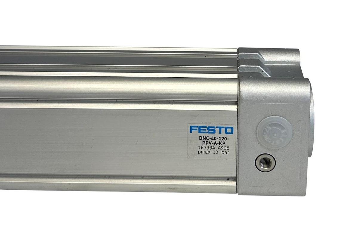 FESTO DNC-40-120-PPV-A-KP / 163334 PNEUMATIC STANDARD CYLINDER ISO 12BAR NSNP