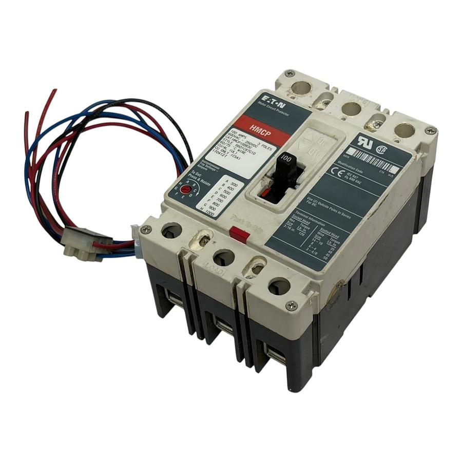 Used Eaton HMCP100R3C Motor Circuit Protector 100A 3 Pole Breaker 6601C87G10
