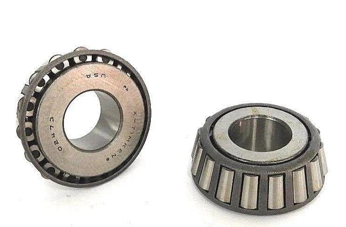 LOT OF 2 NEW TIMKEN 02473 BEARING CONE 1INCH BORE 7/8INCH WIDTH