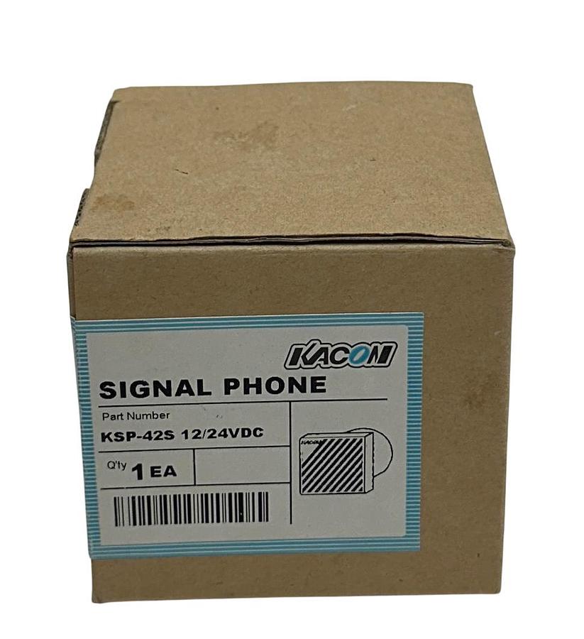 Used KACON KSP-42S / KSP42S SIGNAL PHONE ALARM BUZZER 12/24VDC 66mm NSMP