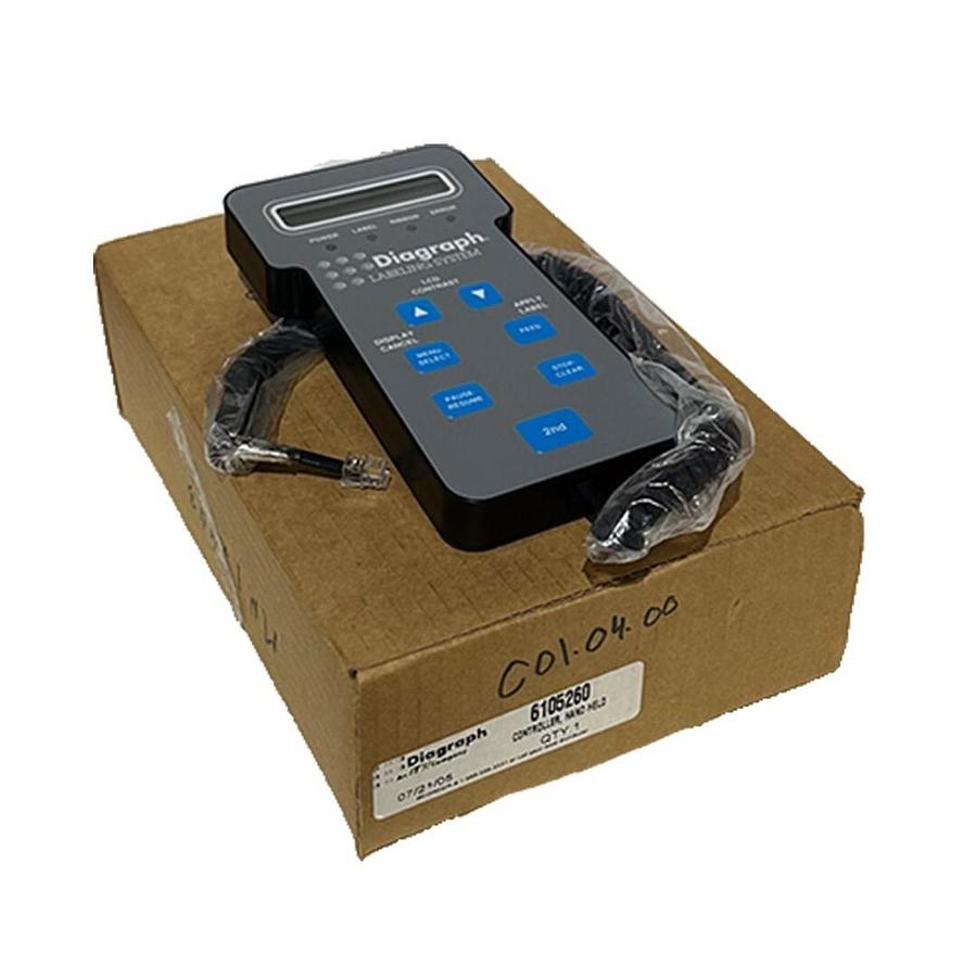 Used NEW DIAGRAPH LABELING SYSTEM 6105-260 / 6105260 REV. H HAND HELD CONTROLLER