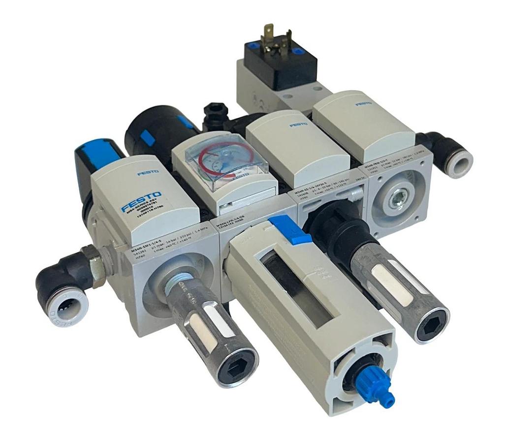 NEW FESTO 13104116 / MS4-SERIES ASSEMBLY SERVICE UNIT H760 COMPLETE NSMP