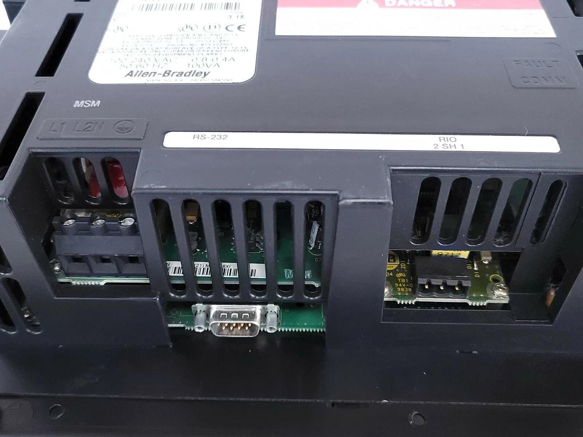 Used ALLEN BRADLEY 2711-K10C1 SER. A REV. C FRN. 3.15 PANELVIEW 2711K10C1 (FOR PARTS)