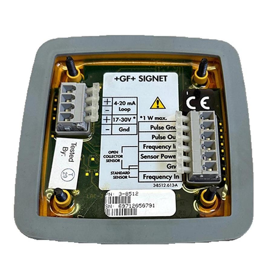 Used GF SIGNET 3-8512 / 38512 8512 FLOW TRANSMITTER 3-BUTTON INTERFACE 3-8512.613-A