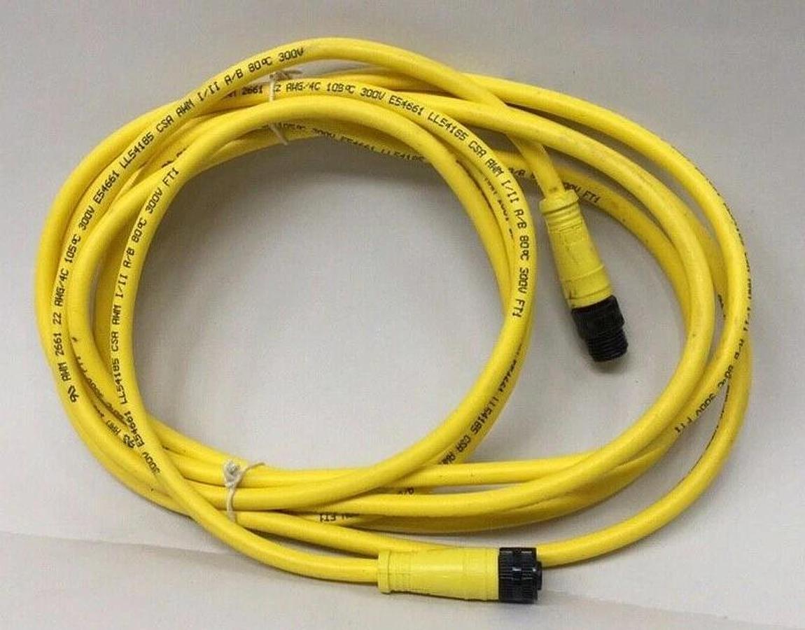Brad Harrison 774030D02F120 Micro Change Cable 4P Male Straight 70502-004 12' Ft for sale online