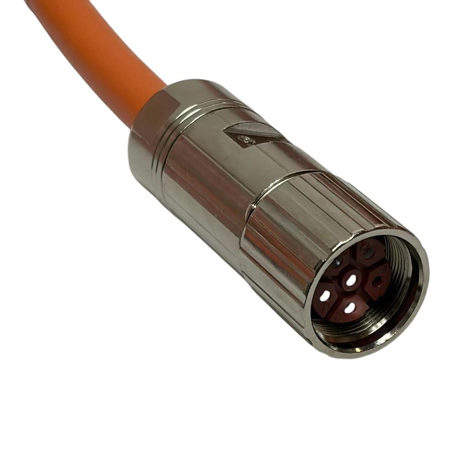 M23 Servo Motor Power Cable 546-52501 050522 6-Wire Orange Extension Whip New