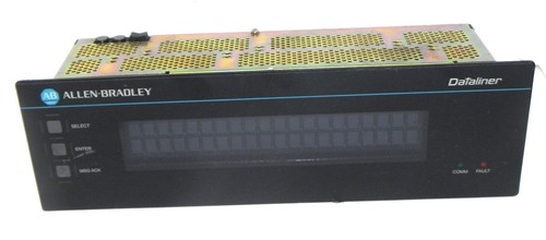 Used ALLEN BRADLEY 2706-E23J16B1 OPERATOR INTERFACE 2LINE DATALINER SER. D REV. D