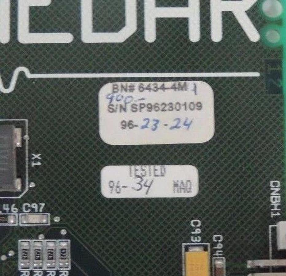 Used MEDAR 900-6434-4M INTEGRATED PROCESSOR BOARD 6430-4 90064344M