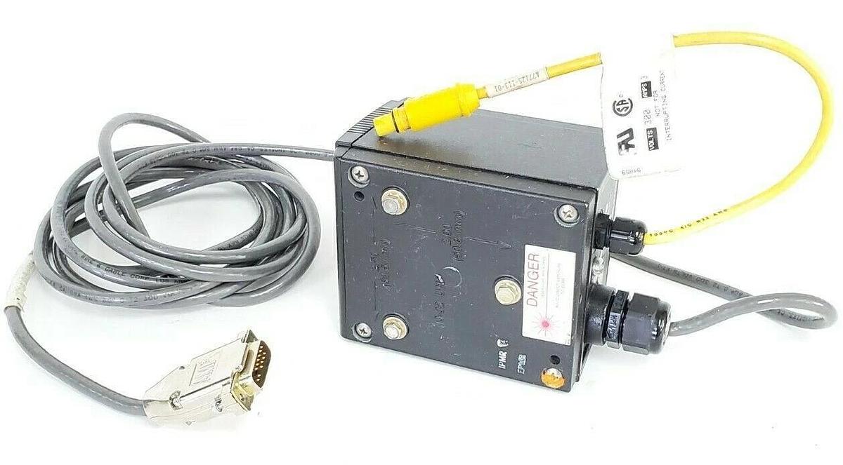 Used ALLEN BRADLEY 2755-LD4C1 BAR CODE SCANNER HEAD SER. A REV. C
