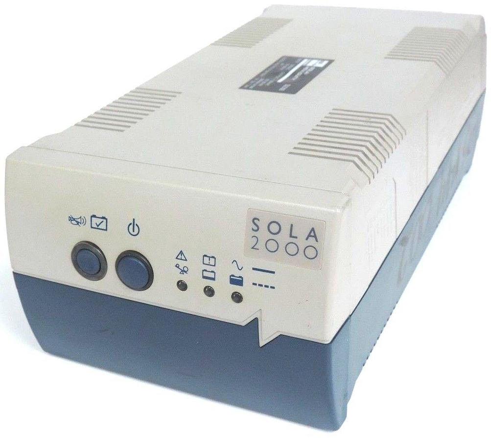Used SOLA HEVI-DUTY S2350 UNINTERRUPTIBLE POWER SUPPLY UPS, 350VA / 210W 5-15 MIN.