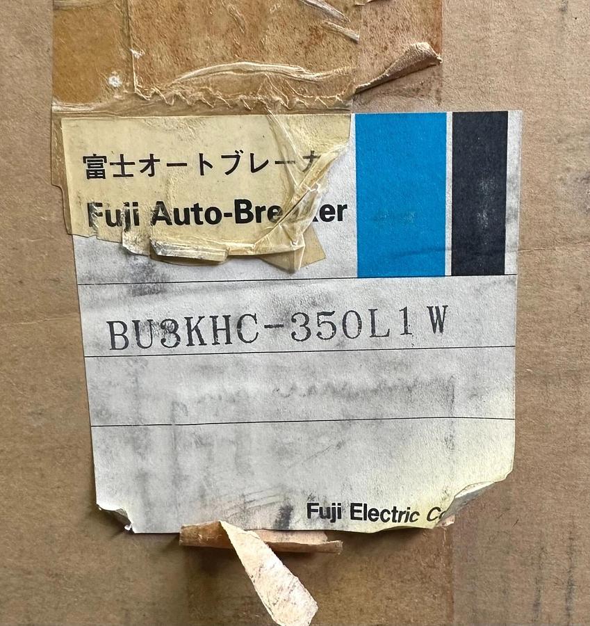 NEW FUJI ELECTRIC BU3KHC-350L1W / BU3KHC CIRCUIT BREAKER 350A 600V 3-POLE